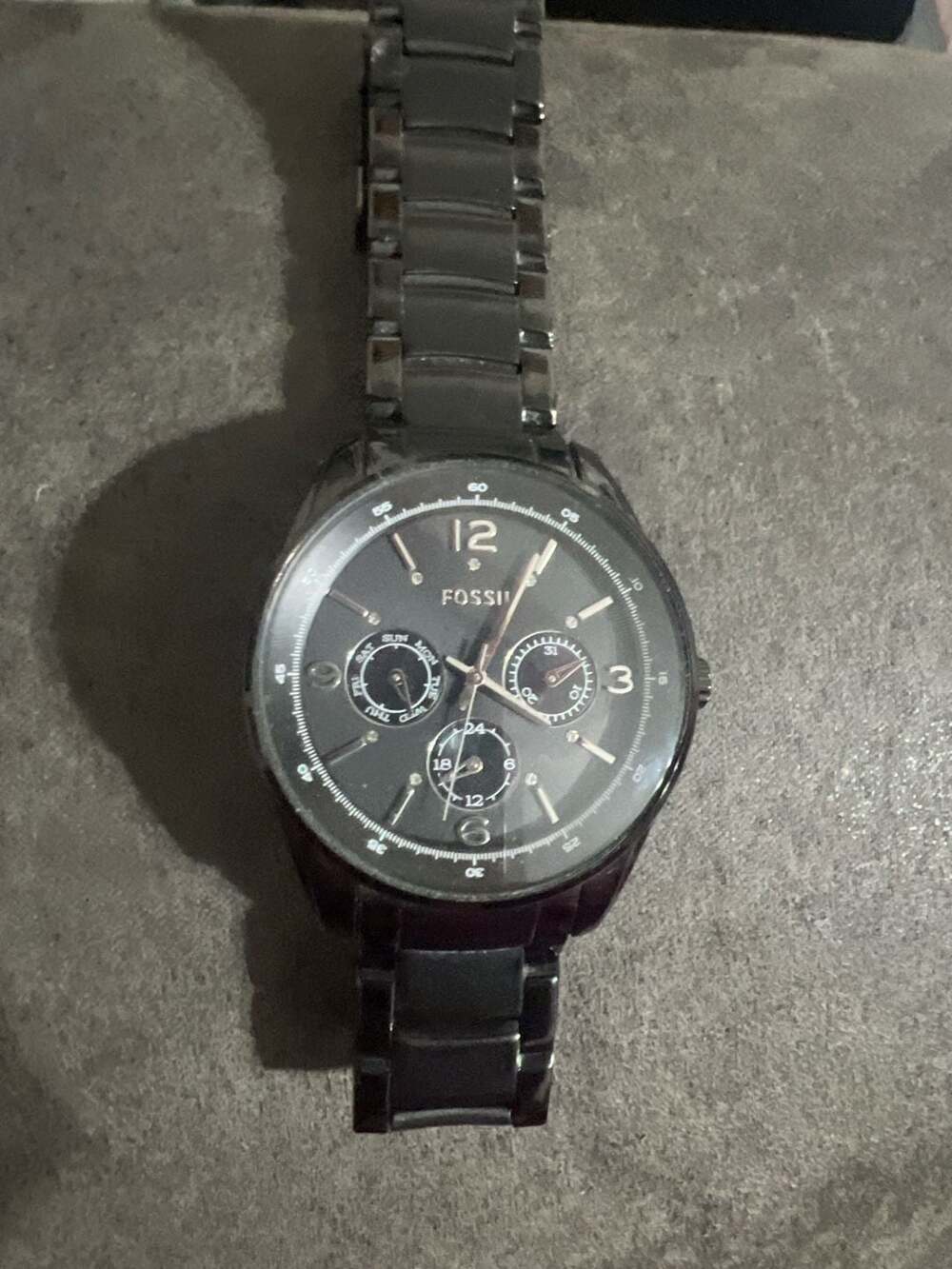 Fossil BQ1122 Black Stainless Steel Multifunction Quartz Women's Watch